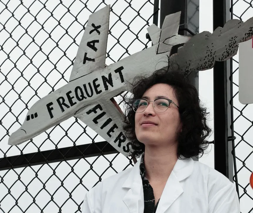 Rose Make Them Pay plane tax frequent fliers